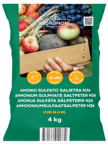 Saletrosan = Ammooniumsulfaatnitraat (4 kg)